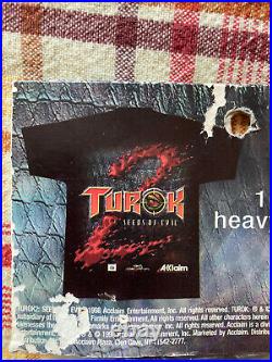 Brand New N64 Promo Turok 2 T Shirt Size Large Kmart Promo Package Very Rare