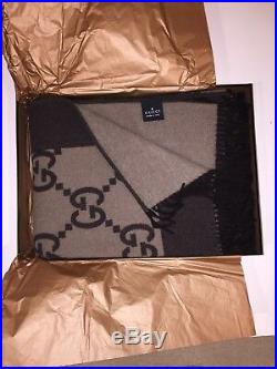 Brand New Never Taken Out Of Box Very Rare Gucci Gg Monogram Extra Large Blanket