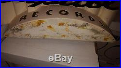 CAPITOL RECORDS Vintage Plaster Large Store Display 1950s VERY RARE Dome HEAVY