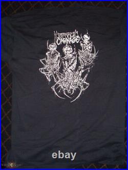 Cephalic Carnage 1998 Tour Mark Riddick Art T-Shirt Metal VERY RARE