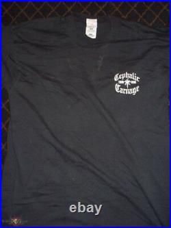Cephalic Carnage 1998 Tour Mark Riddick Art T-Shirt Metal VERY RARE