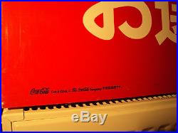 Coca Cola Large 4ft X 1.5ft Coke Sign Japanese Made In Japan Very Rare