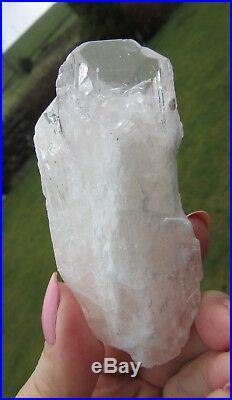 Danburite Natural Pink Twin Very Large Crystal 180g Mexico 105mm x 48mm Rare
