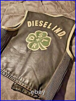 Diesel vintage leather vest, very rare
