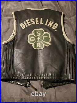 Diesel vintage leather vest, very rare