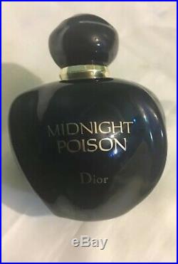 Dior Midnight Poison EDP Perfume Large 3.4 Oz Full Bottle Very Rare