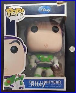 Disney Buzz Lightyear Large Size Funko Pop Very Rare OOP Mint Figure, Box Damage