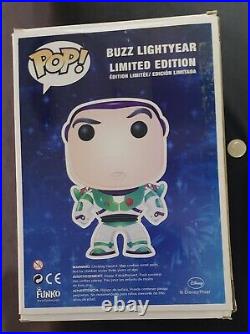 Disney Buzz Lightyear Large Size Funko Pop Very Rare OOP Mint Figure, Box Damage