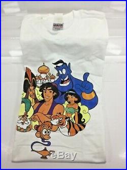 Disneyland Company D Aladdin All Over Print T Shirt Large Very Rare Oneita