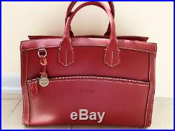 Dooney & Bourke Domed Alto Large Red Satchel Tote VERY RARE. Exceptional buyers