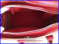 Dooney & Bourke Domed Alto Large Red Satchel Tote VERY RARE. Exceptional buyers