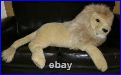 Douglas Cuddle Toys Very Large 3ft Long Lion Plush Stuffed Animal RARE Real Look