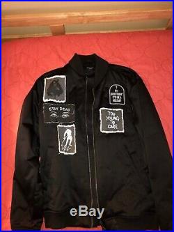 Drop Dead Bomber Jacket VERY RARE BMTH Mens Large New Vintage DeadStock