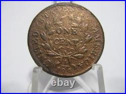 EXTREMELY VERY VERY RARE 1802 LARGE CENT VERY FINE nfm534