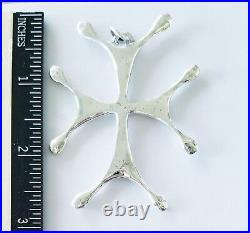 Extremely RARE! James Avery VERY Large Cross Pendant Almost 3 RETIRED