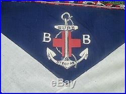 Extremely Rare 1940/50s Very Large Boys Brigade Ensign / Flag 1st Auchterderran