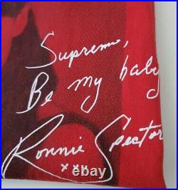 FW09 Supreme Ronnie Spector red T-shirt size L large vintage tee Very Rare