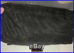 Fendi Perforated Black Plastic Mesh Big Mama Flap Shoulder Bag Very Rare