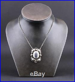GEORG JENSEN Sterling Silver Pendant # 171 with Silverball. LARGE. VERY RARE