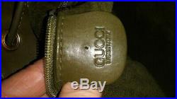 GUCCI Bucket Bag VINTAGE Olive Green VERY RARE