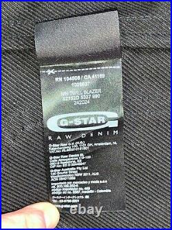 G-Star x Marc Newson Blazer SzL Men Raw Premium NWT Black Very Rare