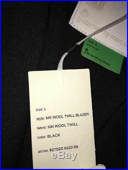 G-Star x Marc Newson Wool Twill Blazer SzL Men Raw Premium NWT Black Very Rare