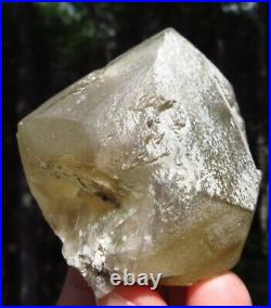 Gold Calcite Rhombohedron Very Rare Large Terminated Natural Crystal New York