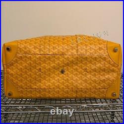 Goyard Boeing 45 Duffel Bag Authentic Yellow Very Rare Duffle Travel Handbag