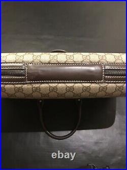 Gucci Gg Garment Hard Sided Bag 189761 Case Very Rare XL 100 Percent Authentic