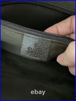 Gucci Very Rare Guccissima GG Monogram Canvas Horsebit Shoulder Bag EUC