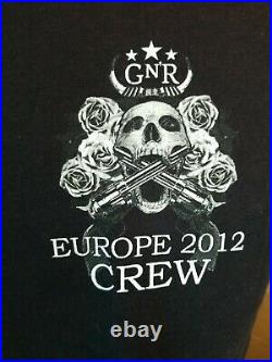 Guns N Roses Europe 2012 Crew T Shirt Embrace The Hate Large Very Rare