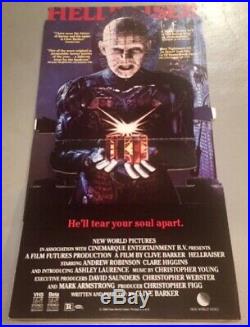 HELLRAISER 1987 Large Vintage Very Rare Complete Horror Movie PINHEAD Standee