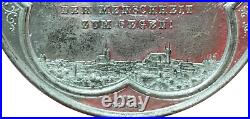 Halberstadt 1878 Unc City View WM Medal Germany Very Rare Large 53.4mm Luster