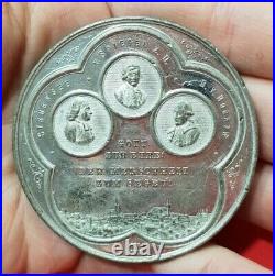 Halberstadt 1878 Unc City View WM Medal Germany Very Rare Large 53.4mm Luster