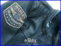 Harley Davidson 110 Anniversary Leather Mens Jacket Large Very Rare No Reserve