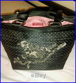 Harveys Seatbelt Bag VERY RARE! Vintage PurseROBIN RING TOTENWTBlackSparrow
