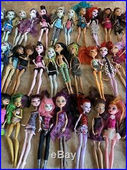 Huge Monster High Doll Lot 45 Some Rare 1st Wave Very Large