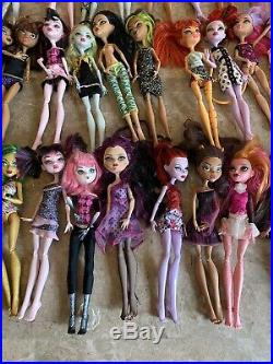 Huge Monster High Doll Lot 45 Some Rare 1st Wave Very Large