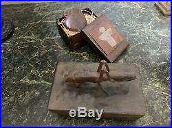JAN BARBOGLIO Forged iron Box With A Large Grasshopper On The Lid. Very Rare