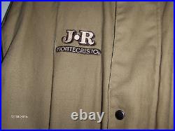 JR Montecristo Cigars Very Rare Canvas Hunting Barn Jacket Coat Large
