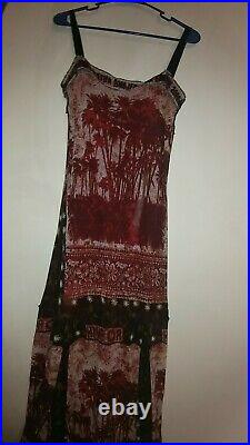 Jean Paul Gaultier Very Rare Women's Vintage 2000 Tree Print Long Dress