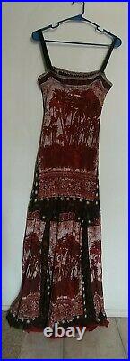 Jean Paul Gaultier Very Rare Women's Vintage 2000 Tree Print Long Dress