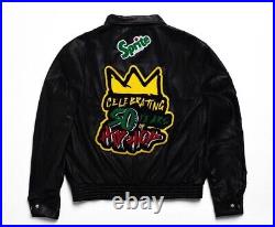 Jeff Hamilton x Complex x Sprite Leather Jacket Size Large L Brand New Very Rare