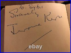 Jerome Kern Very Rare Early Large Autographed Page From'36 Showboat Swing Time