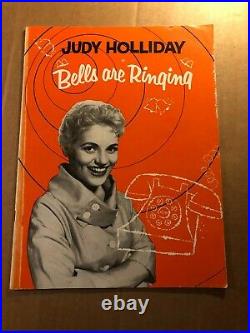 Judy Holliday Very Rare Autographed Large Program Plus 33 Other Autographs