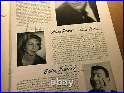 Judy Holliday Very Rare Autographed Large Program Plus 33 Other Autographs