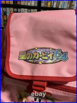 Kirby 64 Crystal Shards Japanese Large Backpack with Rain Coat VERY RARE