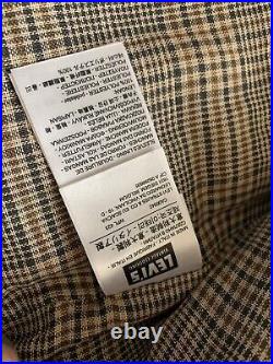 LVC LEVI'S VINTAGE CLOTHING STRAUSS LEATHER JACKET RYE men size L very rare