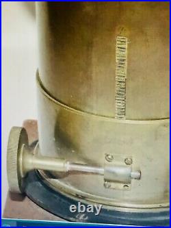 Large Antique Very Old, Rare1853-54 Palmer & Longking Radial Drive Brass Lens