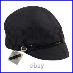 Large L Coach Signature Black Karee Cap New with tag, Rare, Very Hard to Find